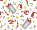 Seaside Boil - Seafood Pot Seasonings from Blank Quilting Corporation Fabrics
