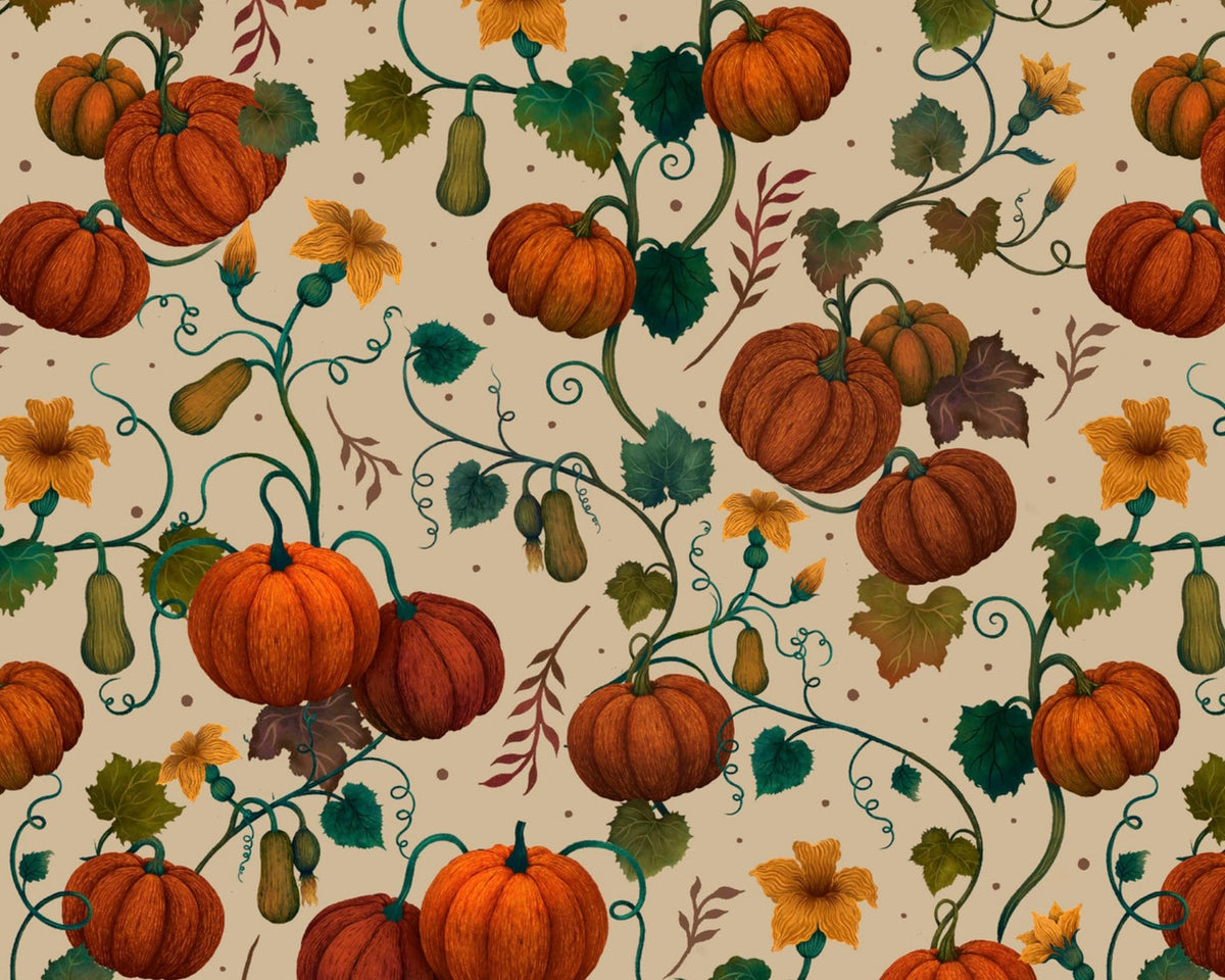Harvest Haunt - Pumpkin and Squash Vines from Blank Quilting Corporation Fabrics