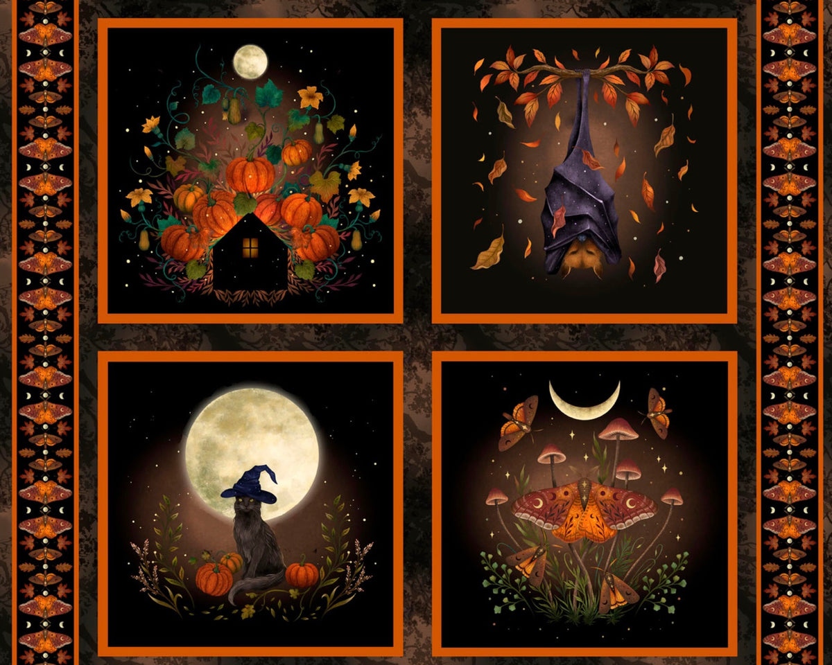 Harvest Haunt - Block Panel 36 Inches from Blank Quilting Corporation Fabrics