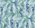Window To Paradise - Seahorses from Henry Glass Fabric
