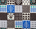 Nordic Hugs OXFORD - Squares 1D from Kokka Fabrics