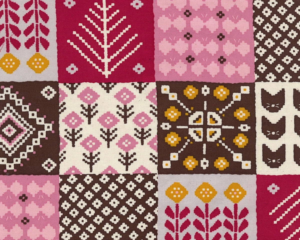Nordic Hugs OXFORD - Squares 1B from Kokka Fabrics