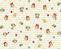 Margaret And Sophie - Like A Picture Book - Girls Words Cream from Quilt Gate Fabric
