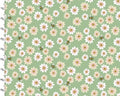 Forest Life - Daisy Delight Green from 3 Wishes Fabric