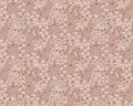 Hunny Bunny - Packed Floral Bunnies Pink from Clothworks Fabric