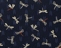 Japanese Style - Dragonfly Blue from Sevenberry Fabric