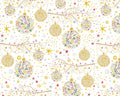 Turnowsky Treasures - Branches and Baubles White from P & B Textiles Fabric