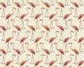 Palm Paradise - Proud Flamingos Cream from Camelot Fabrics