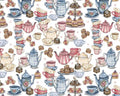 Tea and Poetry - Afternoon Tea White from Camelot Fabrics