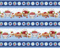 Sweet Cherry - Repeat Stripe Multi from Wilmington Prints Fabric