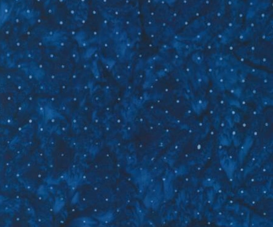 Artisan BATIKS Kasuri - Dots Navy Blue from Robert Kaufman Fabrics