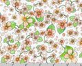 Strawberry Season Wishwell - Strawberry Blossom White from Robert Kaufman Fabrics