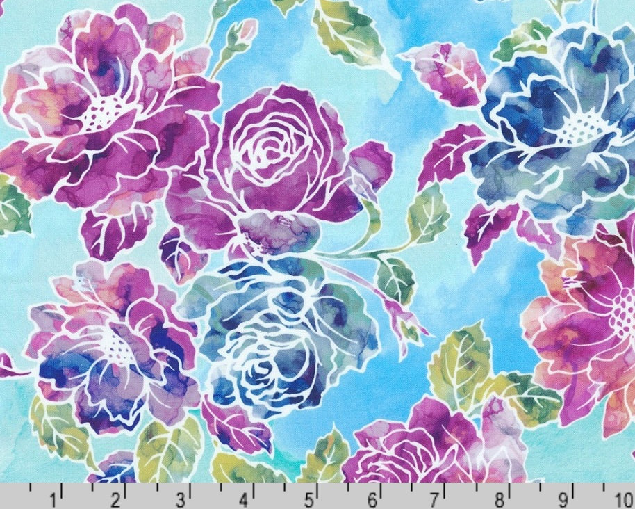 Bella Blossoms - Floral Sky from Robert Kaufman Fabrics
