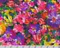 Painterly Petals Meadow - Packed Floral Summer Colorful from Robert Kaufman Fabrics