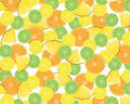 Island Time - Tropical Fruit Slices White from Benartex Fabrics