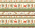 Enchanted Forest - Animals Stripe from Benartex Fabrics