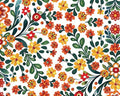 Farm Feathered Folk - Folklore Garden White from Benartex Fabrics