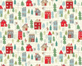 Owl Be Home For Christmas - Holiday At Home Natural from Benartex Fabrics