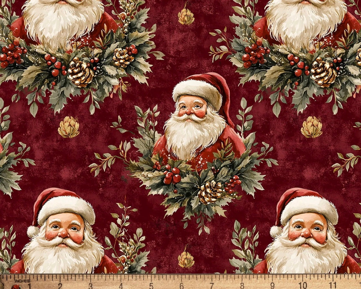 Christmas - Classic Santa Red from David Textiles Fabrics