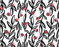 Crimson Garden - Vine Berries Multi from Henry Glass Fabric