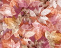Rustle - Packed Leaves Orange from Maywood Studio Fabric