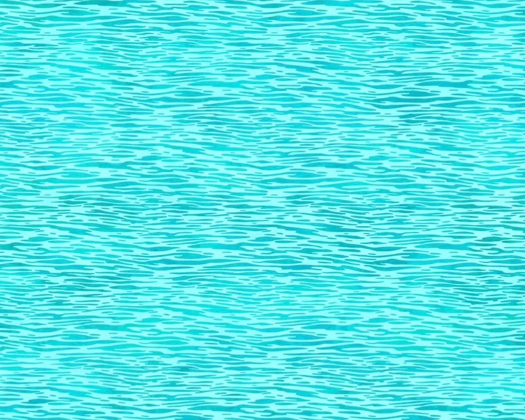 Calypso III - Water Teal from In The Beginning Fabric