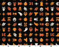 Pumpkins and Potions - Halloween Charms Black from Maywood Studio Fabric