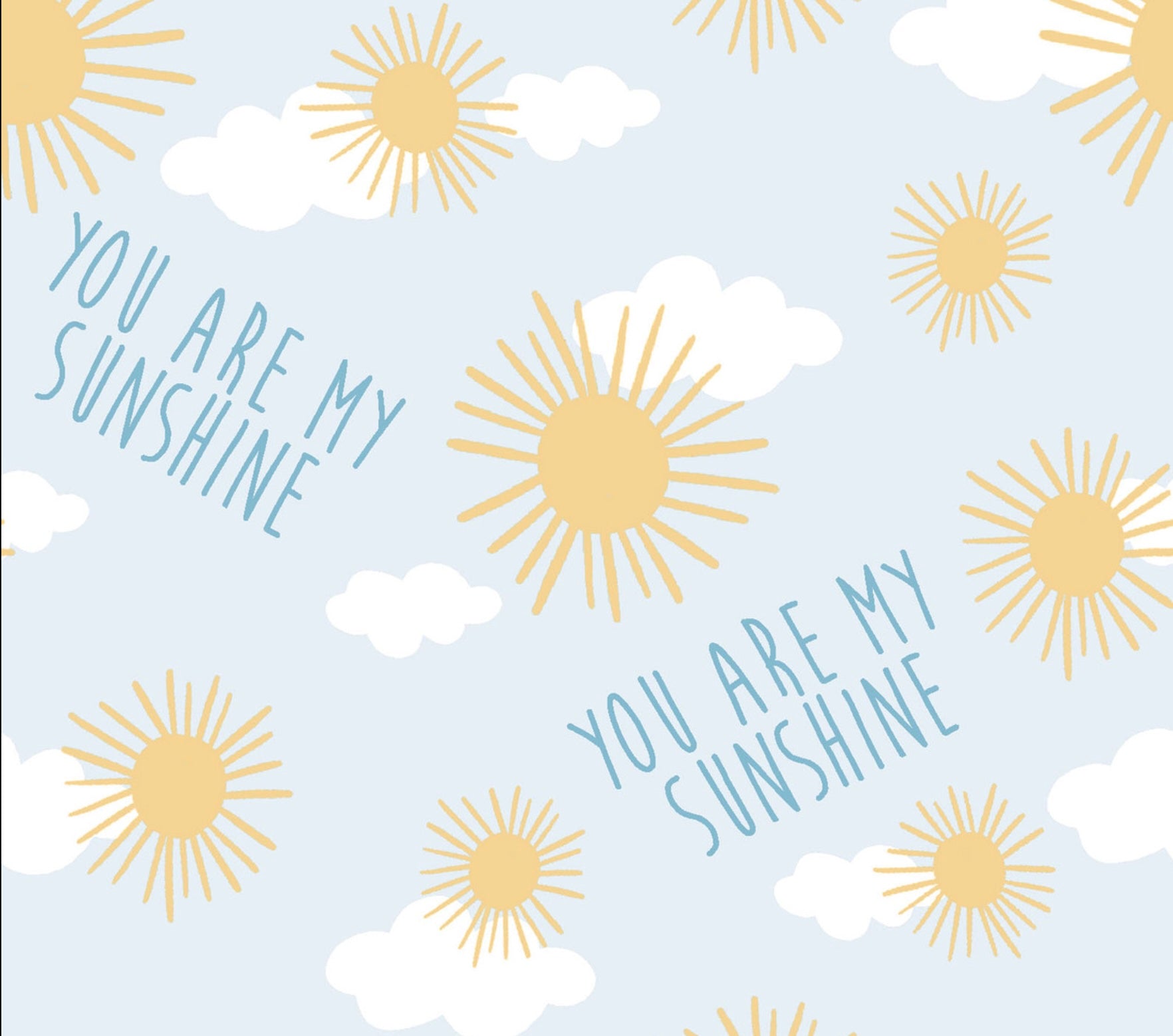 You Are My Sunshine by Elizabeth Todd Nursery from Springs Creative Fabric